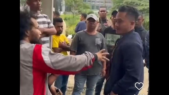 Detik-detik pengacara di Tanah Abang, Jakarta Pusat ditembak.