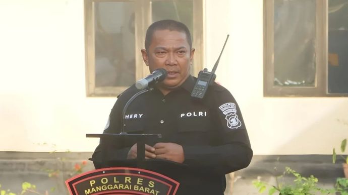 Kepala Seksi Hubungan Masyarakat Polres Manggarai Barat Ipda Hery Suryana. (ANTARA/HO-Humas Polres Manggarai Barat)