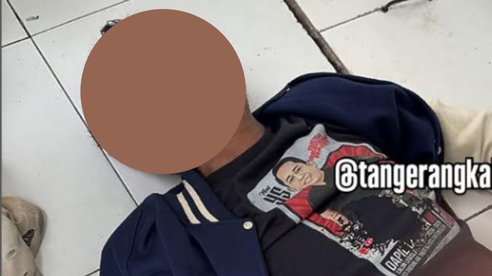 pria tewas di posyandu Ciputat