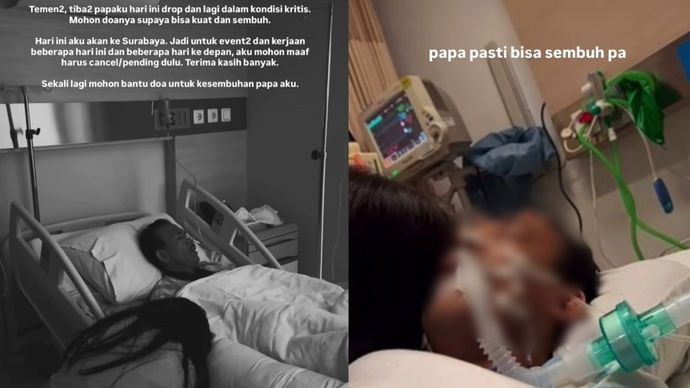 Ayah Jerome Polin Kritis di ICU