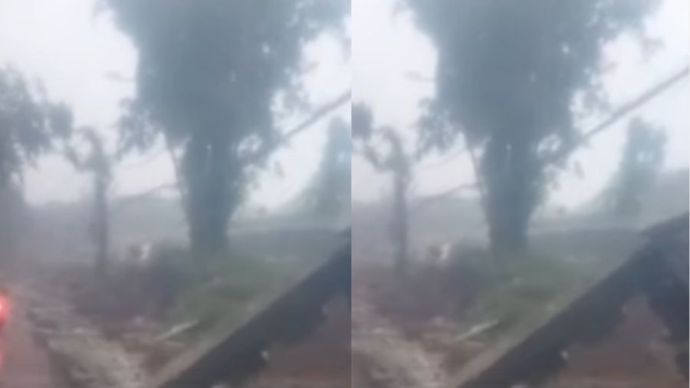 Tembok Pembatas TPU Jeruk Purut Ambruk Akibat Hujan Deras