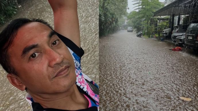 Rico Ceper protes rumahnya banjir terus