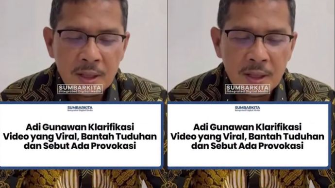 Ketua DPD Partai Golkar Dharmasraya Adi Gunawan (AG) menyampaikan klarifikasi terkait video yang beredar luas di media sosial tentang dirinya. Sebelumnya, publik dihebohkan dengan video bernarasi warga mengamankan seorang pria di Padang yang disebut-sebut sebagai AG dan dituding melakukan perbuatan asusila sesama jenis di sebuah penginapan.