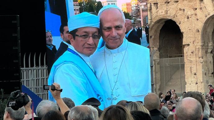 Momen Menag Nasaruddin Umar Bertemu Paus Leo XIV di Vatikan