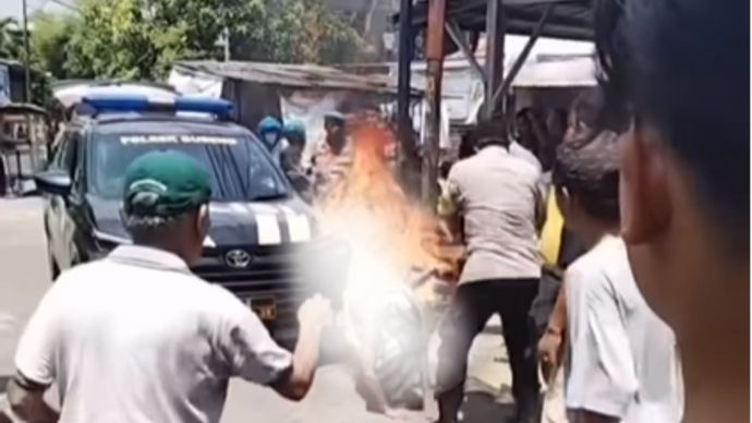 Curanmor Dibakar di Surabaya