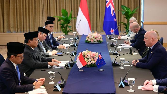 Prabowo Bertemu PM Selandia Baru Bahas Peningkatan Kerja Sama Ekonomi dan Perdagangan