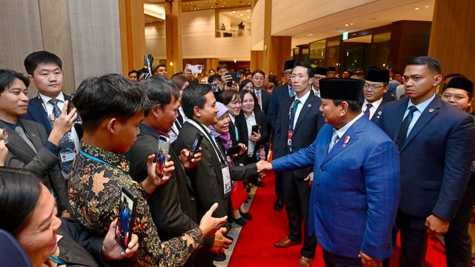 Hangatnya Sambutan Diaspora Indonesia untuk Presiden Prabowo di Gyeongju