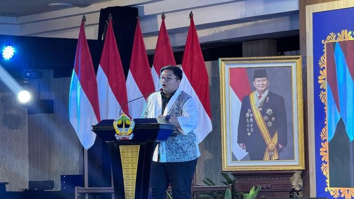 Kawendra Lukistian dalam acara puncak Perayaan Hari Ekonomi Kreatif Nasional di Kantor Gubernur Jawa Tengah yang dihadiri oleh pelaku ekonomi kreatif tanah air.