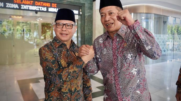 Menteri Mukhtarudin dan Menkop Ferry Juliantono