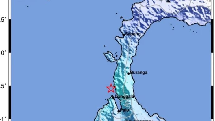 Gempa bumi guncang Donggala, Sulawesi Tengah dengan magnitudo 4,6, Selasa, 4 November 2025.