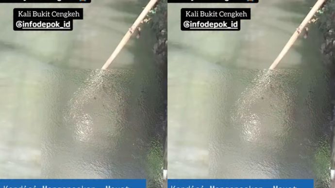 Bayi Ditemukan di Kali Bukit Cengkeh Gegerkan Warga Depok