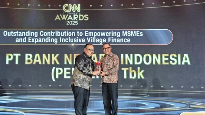 BNI Raih Penghargaan atas Kontribusi dalam Pemberdayaan UMKM dan Keuangan Inklusif Desa 