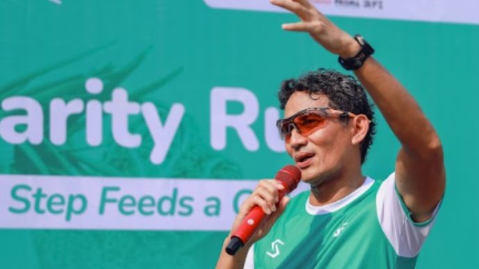 Pesan Sandiaga Uno di Ajang Surplus 5K Charity Run 2025