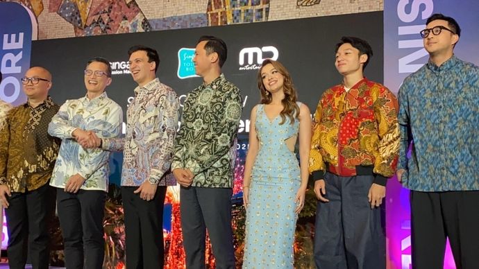Kerja sama Singapore Tourism Board dengan karya terbaru MD Entertainment film Ahlan Singapore