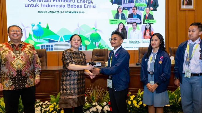 Ketua DPR RI Puan Maharani di acara Parlemen Remaja (Parja). 