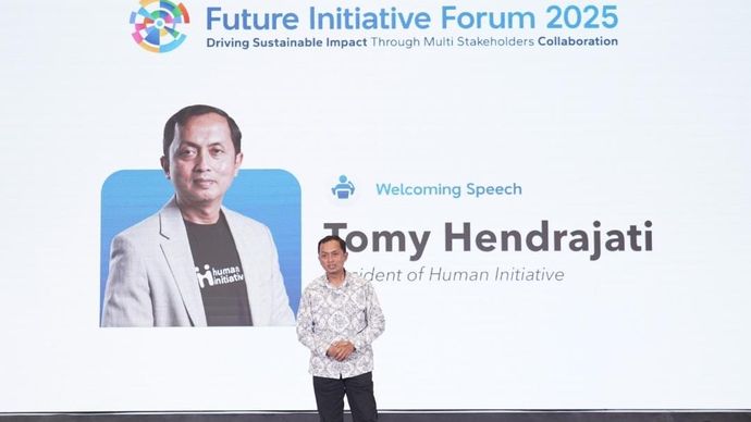 President of Human Initiative Tomy Hendrajati