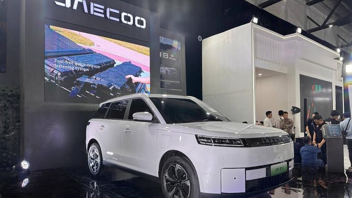JAECOO J5 EV ditawarkan dengan harga special di GIIAS 2025. (Foto: Istimewa) 
