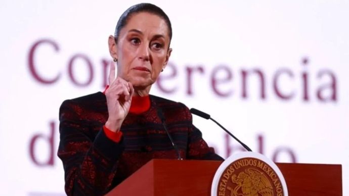 Arsip foto - Presiden Meksiko Claudia Sheinbaum. ANTARA/Anadolu/py. 