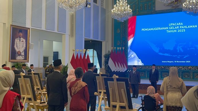 Prabowo Anugerahkan Gelar Pahlawan Nasional kepada 10 Tokoh Berjasa di Istana Negara 