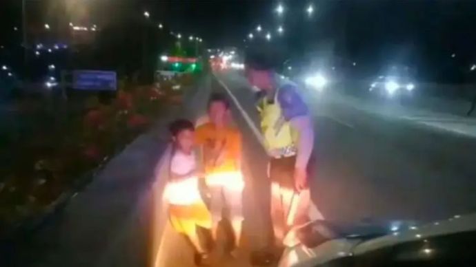 2 Bocah Tersesat di Tol Wiyoto Wiyono