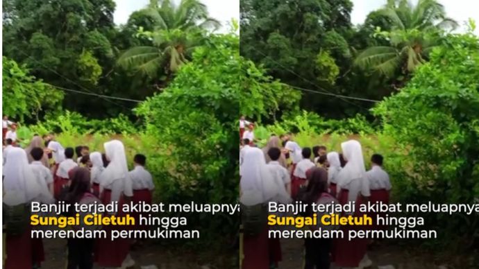 Hujan dengan intensitas tinggi dan durasi lama kembali menyebabkan banjir di wilayah selatan Kabupaten Sukabumi. Sebagian wilayah Desa Mandrajaya, Kecamatan Ciemas, dikepung air akibat meluapnya Sungai Ciletuh pada Selasa (11/11/2025).