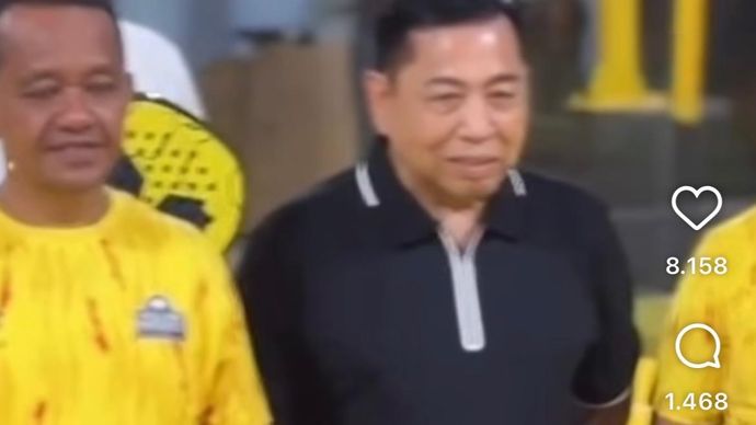 Setnov dan Ketua Umum Partai Golkar Bahlil Lahadalia. 