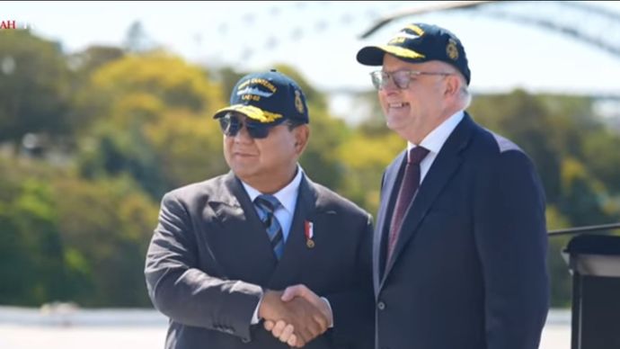 Pernyataan Pers Prabowo Subianto dan PM Australia Albanese