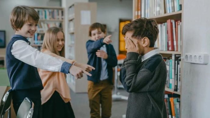 Ilustrasi perundungan di institusi pendidikan. ANTARA/HO-Pexels/Mikhail Nilov