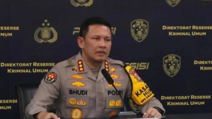 Kabid Humas Polda Metro Jaya Kombes Pol Budi Hermanto saat ditemui di Jakarta, Senin 10 November 2025. ANTARA/Ilham Kausar