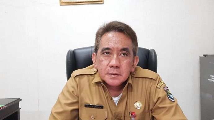 Kepala DP3A Kabupaten Tangerang, Asep Suherman. ANTARA/Azmi Samsul M.