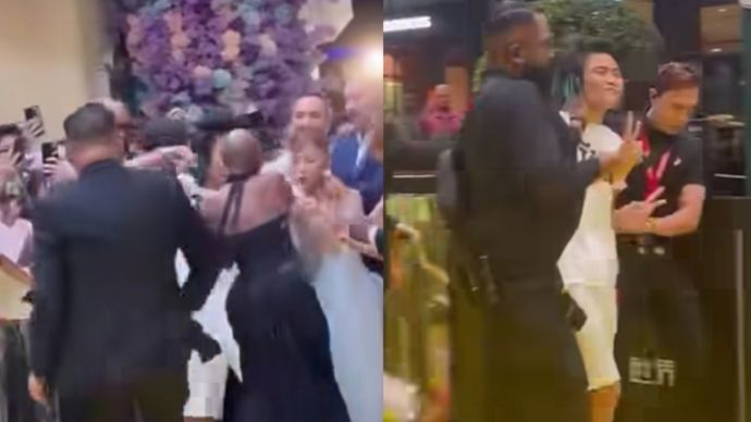 Ariana Grande diserang fans saat jalan di atas karpet kuning premiere Wicked di Singapura