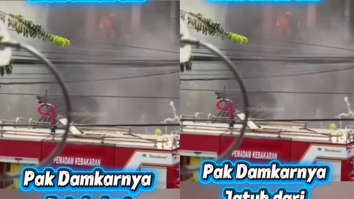 Kebakaran melanda sebuah ruko yang juga merupakan toko elektrik di RT 02 Kelurahan Tanjung, Kabupaten Tabalong, Kalsel, Jumat (14/11/2025) siang sekitar pukul 12.25 Wita.