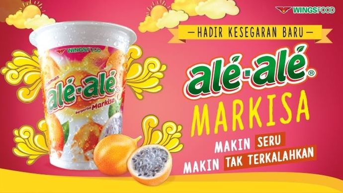 Salah satu jenis rasa dari minuman Ale-ale, produk dari Wings Food