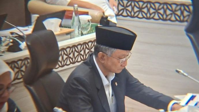 Menteri Pekerjaan Umum (PU) Dody Hanggodo menghadiri Rapat Kerja bersama Komisi V DPR RI di Jakarta, Senin, 17 November 2025. ANTARA/Aji Cakti.