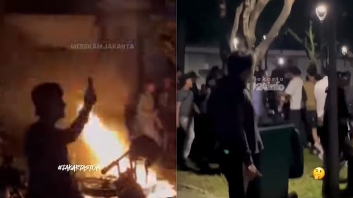 Keributan 2 Kelompok Geng Motor di Jaksel