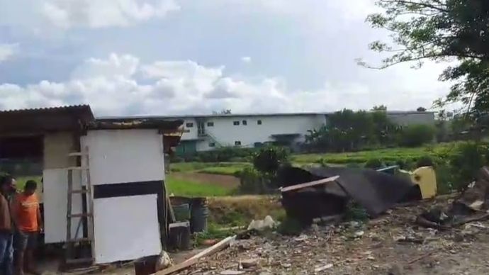 Kawasan yang nantinya akan dibangun embung di Cakung Barat. 