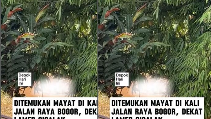 mayat gegerkan warga cisalak depok
