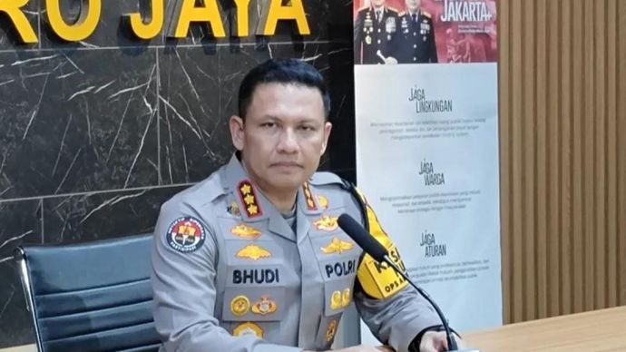 Kabid Humas Polda Metro Jaya, Kombes Pol Budi Hermanto saat ditemui di Jakarta, Jumat 7 November 2025. ANTARA/Ilham Kausar