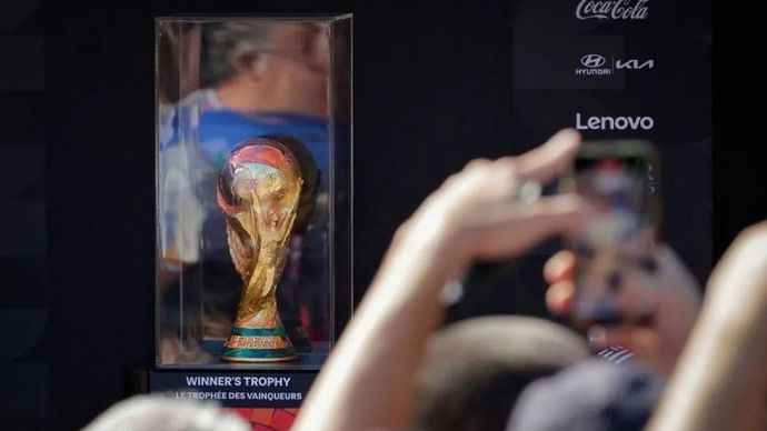 Trofi FIFA World Cup 2026. ANTARA/Xinhua/Liang Sen/aa.
