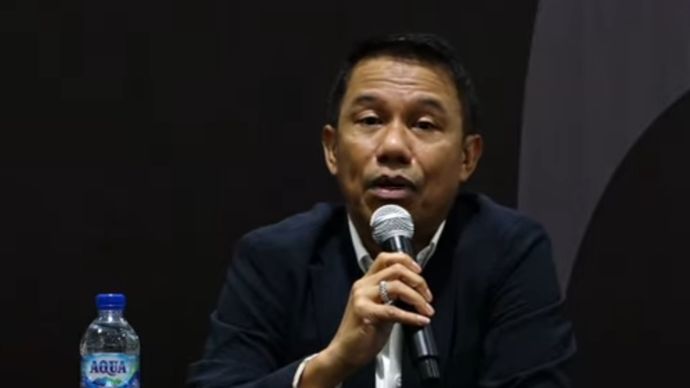 Sekjen PSSI Yunus Nusi. 