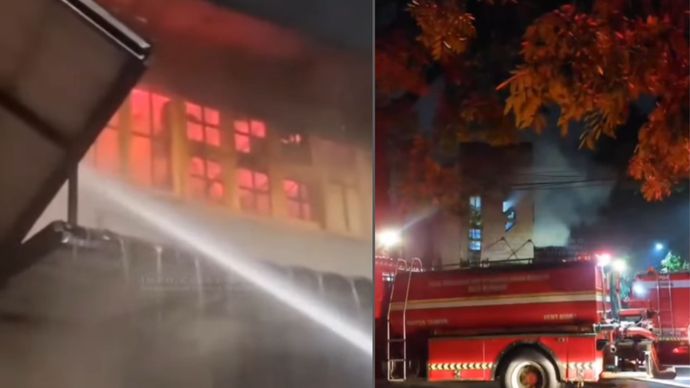 Telah Terjadi Kebakaran Pada Rabu 19 November 2025 Terjadi Sekitar Pukul 3:53 WIB Dini Hari Tadi TRIANGLE TAMANSARI BANDUNG HB,Di Jln. Hariangbangga Kelurahan.Taman Sari,Kecamatan Bandung Wetan Yang Terbakar Store and Bar lantai 2