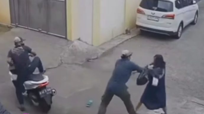 Jambret Sadis Seret Perempuan di Jakarta Utara  