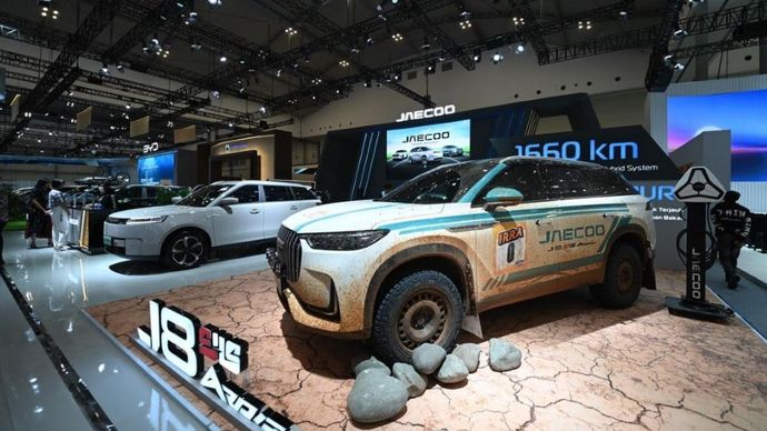 JAECOO J8 SHS ARDIS tampil di GJAW 2025. (Foto: Istimewa)