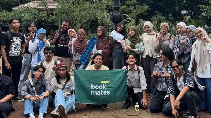 Komunitas literasi Bogor Book Party. 