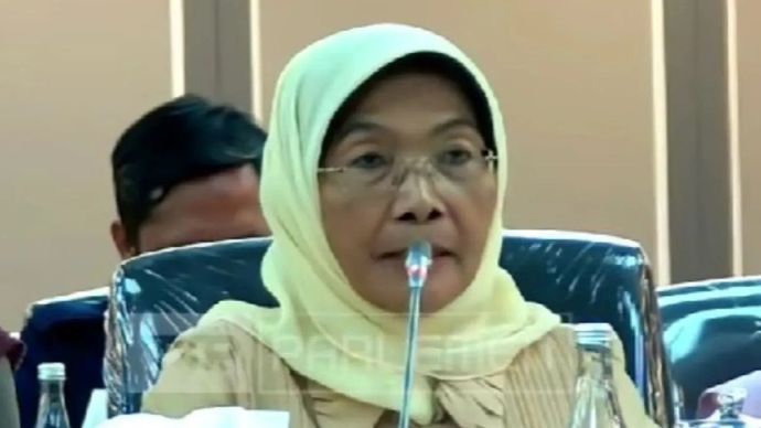 Tangkapan layar - Ketua Komnas Perempuan Maria Ulfah Anshor dalam rapat dengar pendapat (RDP) bersama Komisi XIII DPR RI di kompleks parlemen, Jakarta, Selasa, 25 November 2025. ANTARA/Muhammad Rizki