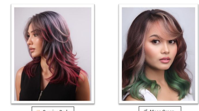 4 Warna Jiwa dalam Tren Rambut 2025: Aman, Vegan untuk Rambut Asia