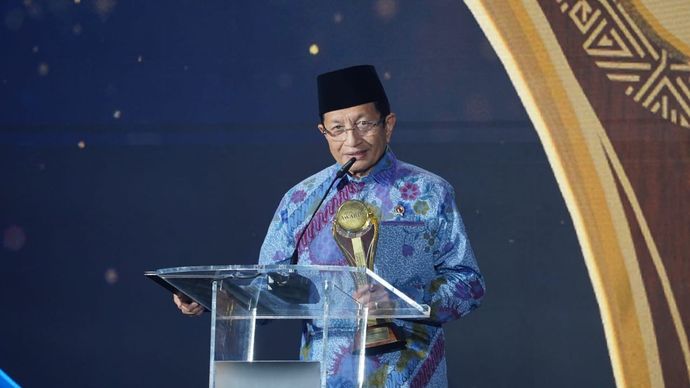 Menag Nasaruddin Umar, Menerima Penghargaan Tokoh Kerukunan Nasional dalam detikcom Award 2025