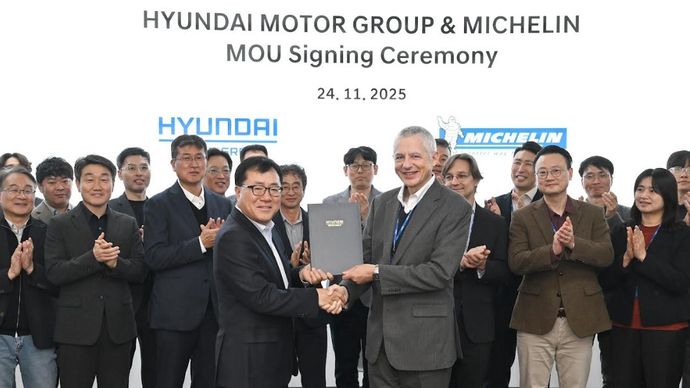 Hyundai Motor Group dan Michelin berkolaborasi guna mempercepat pengembangan teknologi ban terbaru untuk mobilitas masa Depan. (Foto: Istimewa)