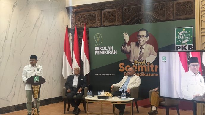 Ketua Umum PKB Muhaimin Iskandar / Cak Imin di Sekolah Pemikiran Prof. Soemitro Djojohadikusumo