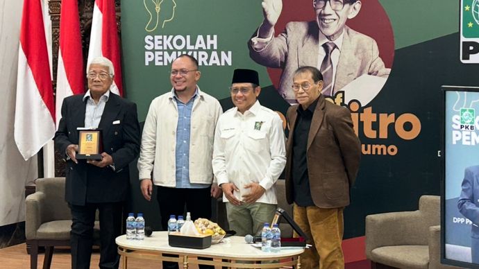 Ketua Umum PKB Muhaimin Iskandar / Cak Imin di Sekolah Pemikiran Prof. Soemitro Djojohadikusumo